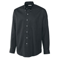 Cutter & Buck Men's Black Tall Long Sleeve Epic Easy Care Nailshead Shirt