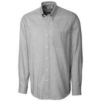 Cutter & Buck Men's Black Tall Long Sleeve Epic Easy Care Tattersall Shirt