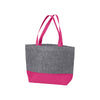 Port Authority Raspberry Sorbet/Felt Grey Medium Felt Tote