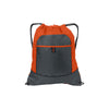 Port Authority Pop Orange/Deep Smoke Pocket Cinch Pack