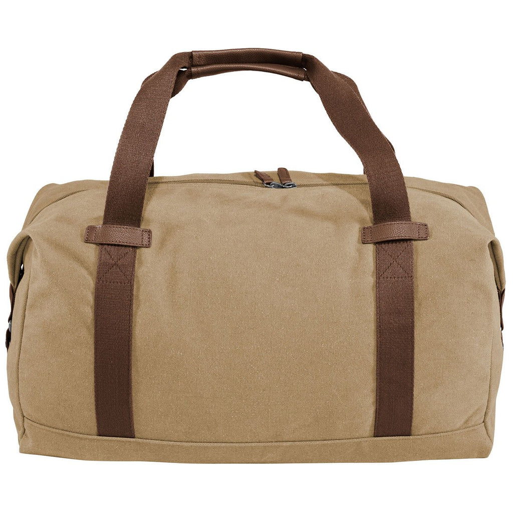 Port Authority Desert Khahki Cotton Canvas Duffel