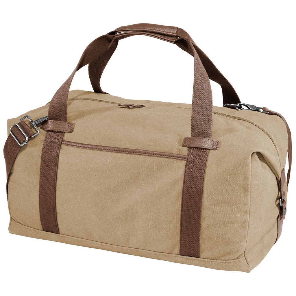 Port Authority Desert Khahki Cotton Canvas Duffel