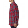 Backpacker Men's Blue Stuart Flannel Shirt Jacket with Quilted Lining