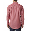 Backpacker Men's Red Yarn Dyed Chambray Shirt
