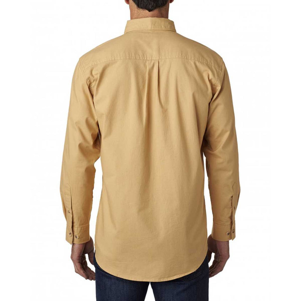 Backpacker Men's Maize Solid Flannel Shirt
