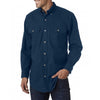 Backpacker Men's Navy Solid Flannel Shirt