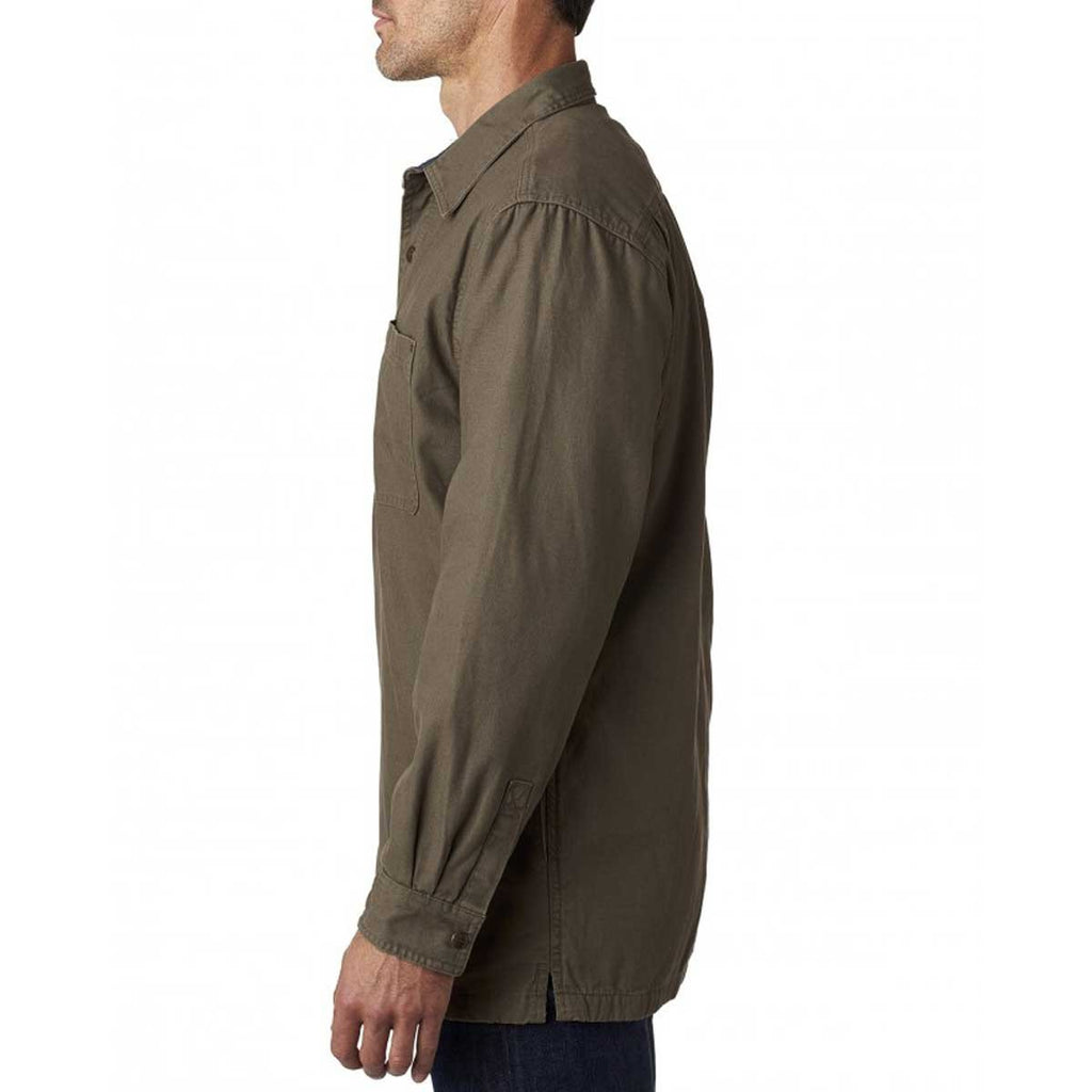 Backpacker Men's Moss Green Canvas Shirt Jacket