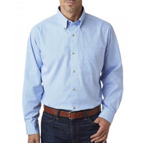 Backpacker Men's Light Blue Yarn Dyed Micro Check Shirt