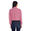 Backpacker Women's Red Yarn-Dyed Micro-Check Woven