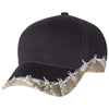 Outdoor Cap Black/Realtree Edge Barbed Wire Camo Cap