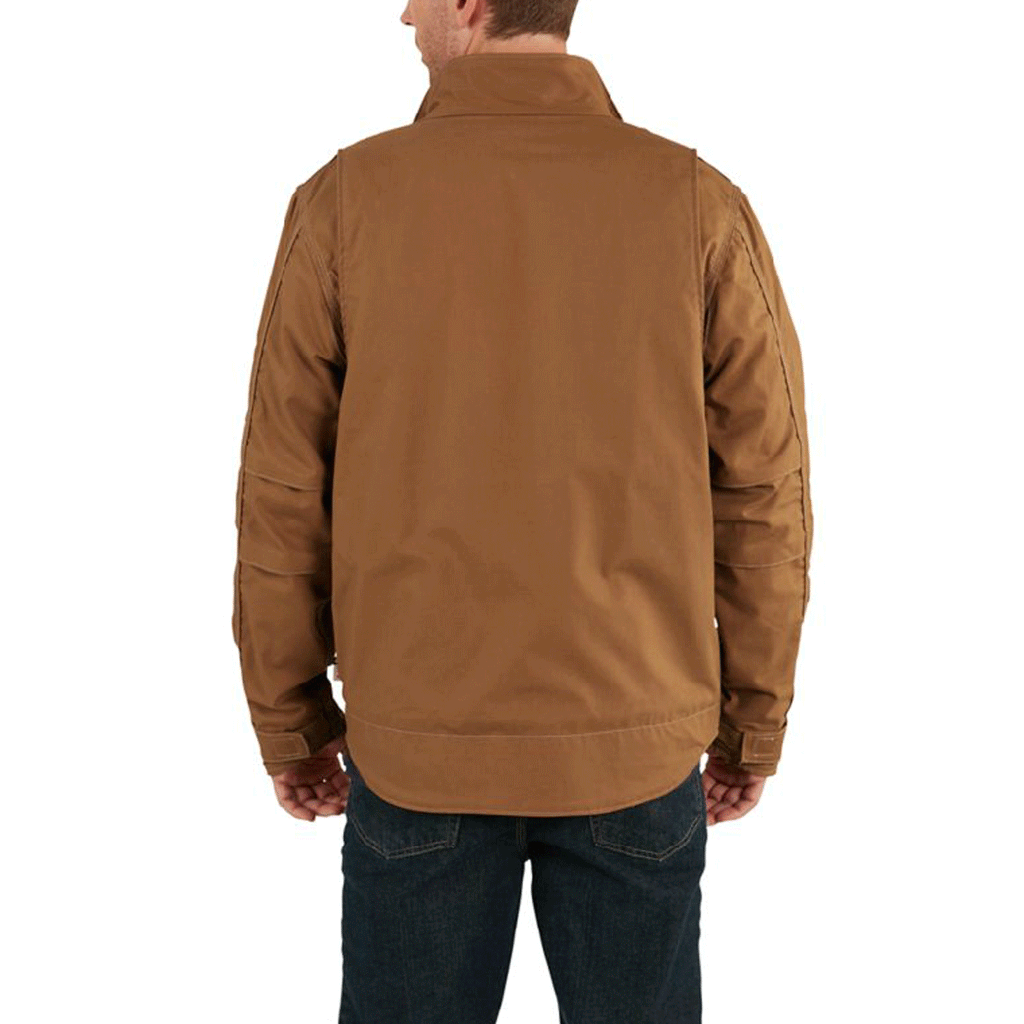 Carhartt Men's Carhartt Brown Full Swing Quick Duck Flame-Resistant Jacket