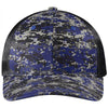 Port Authority Patriot Blue Digi/Grey Steel Snapback Digi Camo Trucker Cap
