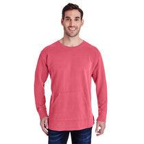 Comfort Colors Men's Watermelon French Terry Crew With Pocket