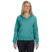 Comfort Colors Women's Seafoam 9.5 oz. Hooded Sweatshirt