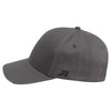 AHEAD Graphite/Black Cotton Twill Flat Brim Cap
