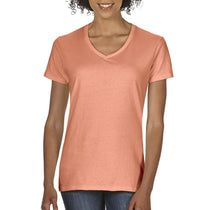 Comfort Colors Women's Terracota Midweight RS V-Neck T-Shirt