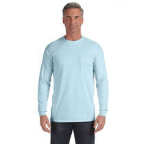 Comfort Colors Men's Chambray 6.1 Oz. Long-Sleeve Pocket T-Shirt