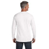 Comfort Colors Men's White 6.1 Oz. Long-Sleeve Pocket T-Shirt