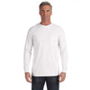 Comfort Colors Men's White 6.1 Oz. Long-Sleeve Pocket T-Shirt