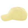 AHEAD Soft Yellow Lightweight Cotton Solid Cap