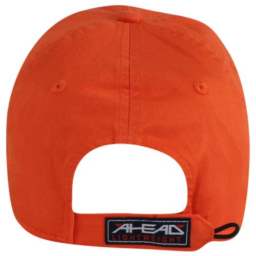 AHEAD University Orange Lightweight Cotton Solid Cap