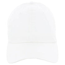AHEAD White Lightweight Cotton Solid Cap