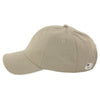 AHEAD Khaki/White Textured Poly Solid Cap