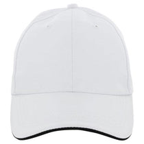 AHEAD White/Black Textured Poly Solid Cap