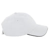 AHEAD White/Black Textured Poly Solid Cap