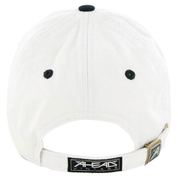 AHEAD Vintage White/Black Classic Cut Sandwich Brim Cap