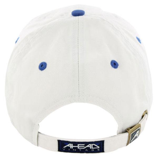 AHEAD Vintage White/Navy Classic Cut Sandwich Brim Cap