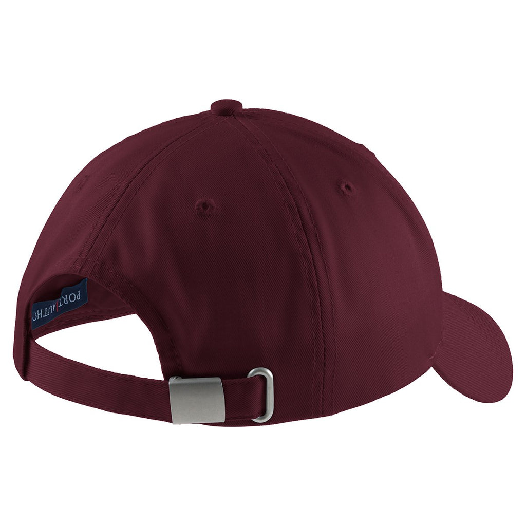 Port Authority Burgundy Easy Care Cap