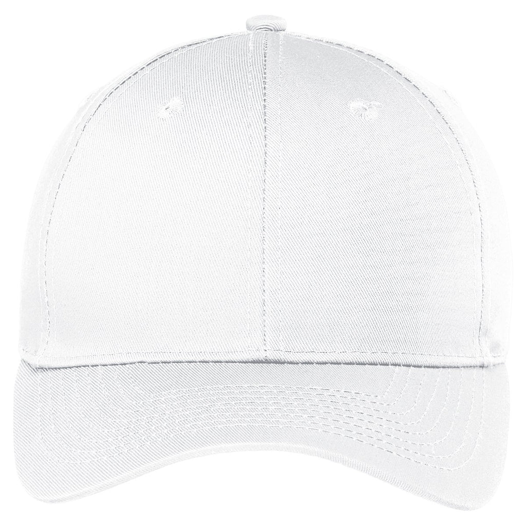 Port Authority White Easy Care Cap