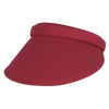 Kate Lord Red Clip-On-Solid Visor