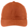 Port Authority Burnt Orange Flexfit Garment Washed Cap