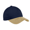 Port Authority Navy/Khaki Two-Tone Brushed Twill Cap