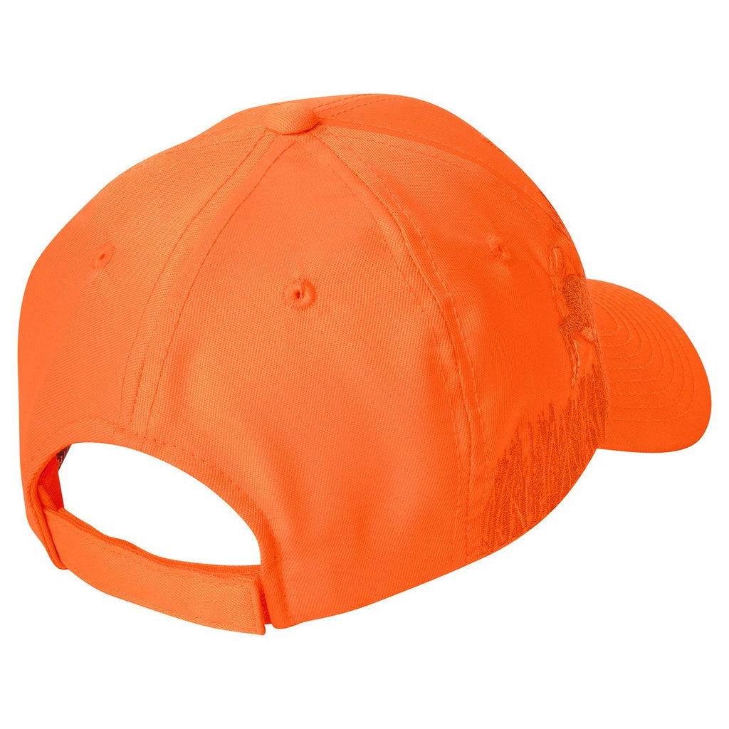 Port Authority Orange Blaze/ Deer Embroidered Camouflage Cap