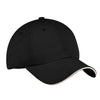 Port Authority Black/ Stone Dry Zone Cap