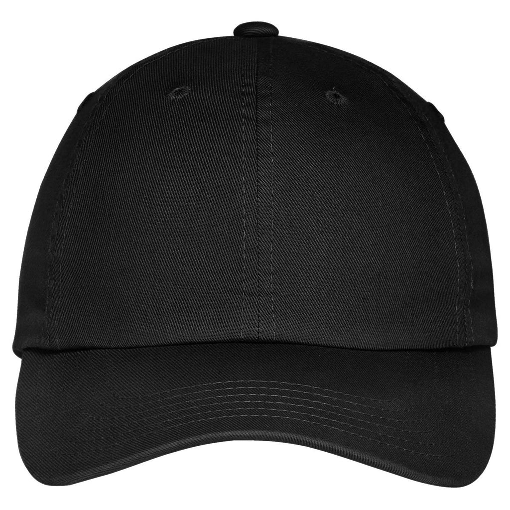 Port Authority Black Portflex Unstructured Cap