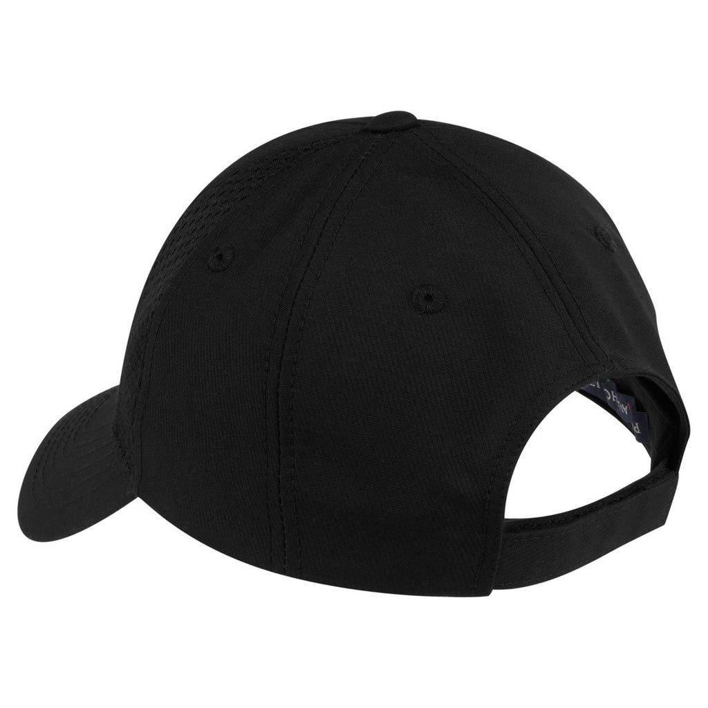 Port Authority Black Mesh Inset Cap