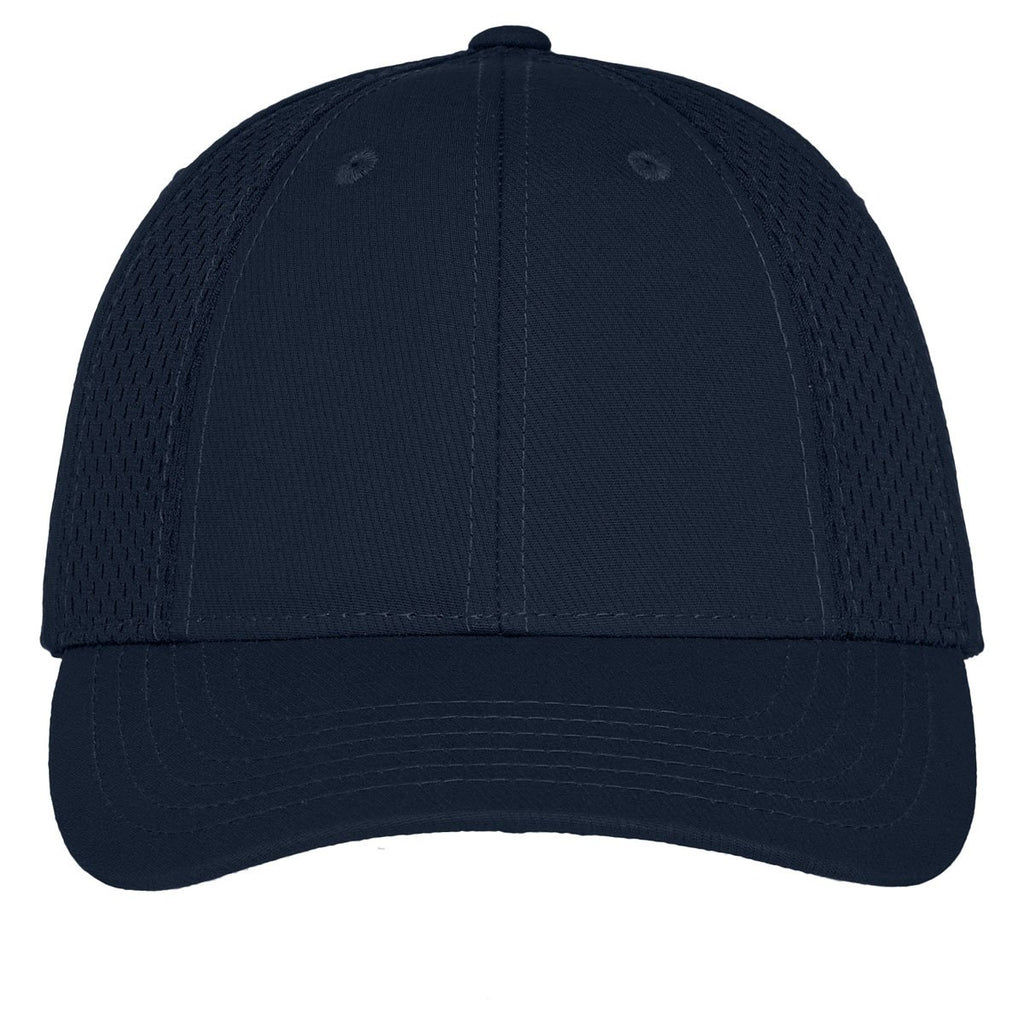 Port Authority Navy Mesh Inset Cap