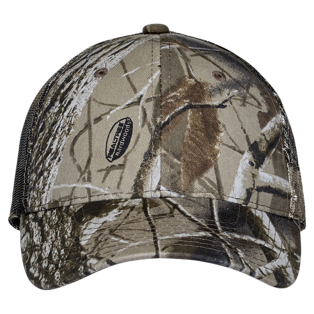 Port Authority Realtree Hardwoods Pro Camouflage Series Cap with Mesh Back