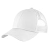 Port Authority White Adjustable Mesh Back Cap