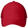 Port Authority Red/Black Two-Color Mesh Back Cap