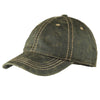 Port Authority Olive Pigment Print Distressed Cap