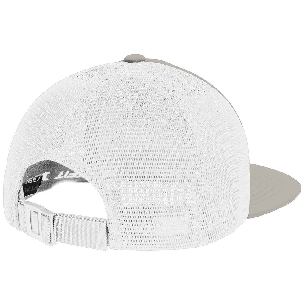 Port Authority Silver/White Flexfit 110 Foam Outdoor Cap