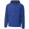 Cutter & Buck Men's Tour Blue Breaker Half Zip Hooded Popover