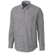 Cutter & Buck Men's Black Anchor Oxford Tossed Print Shirt