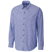 Cutter & Buck Men's Indigo Anchor Oxford Tossed Print Shirt