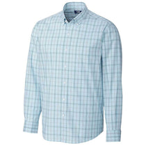 Cutter & Buck Men's Serene Soar Fine Line Plaid Shirt
